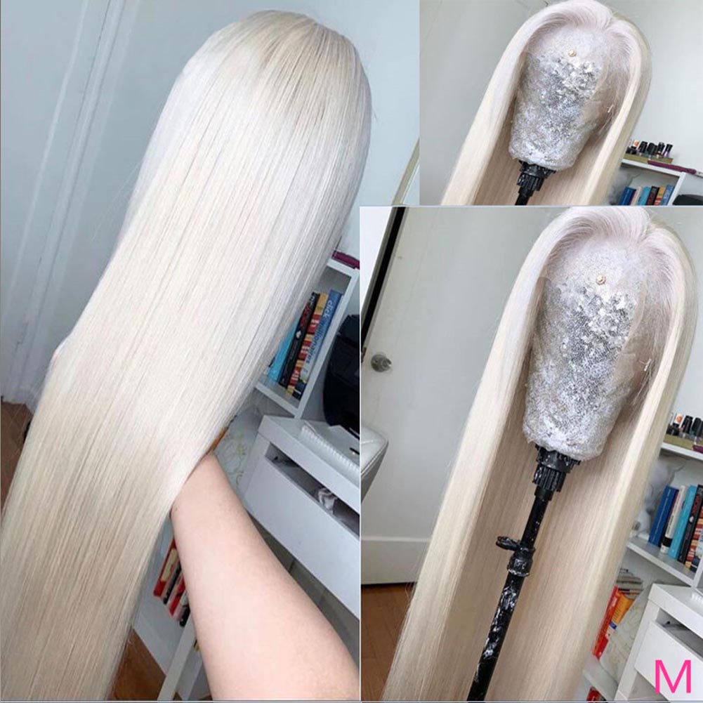 13*2.5 Wig Long Straight Synthetic Hair Wigs Middle PartCosplay Wigs For Women Heat Resistant Fiber